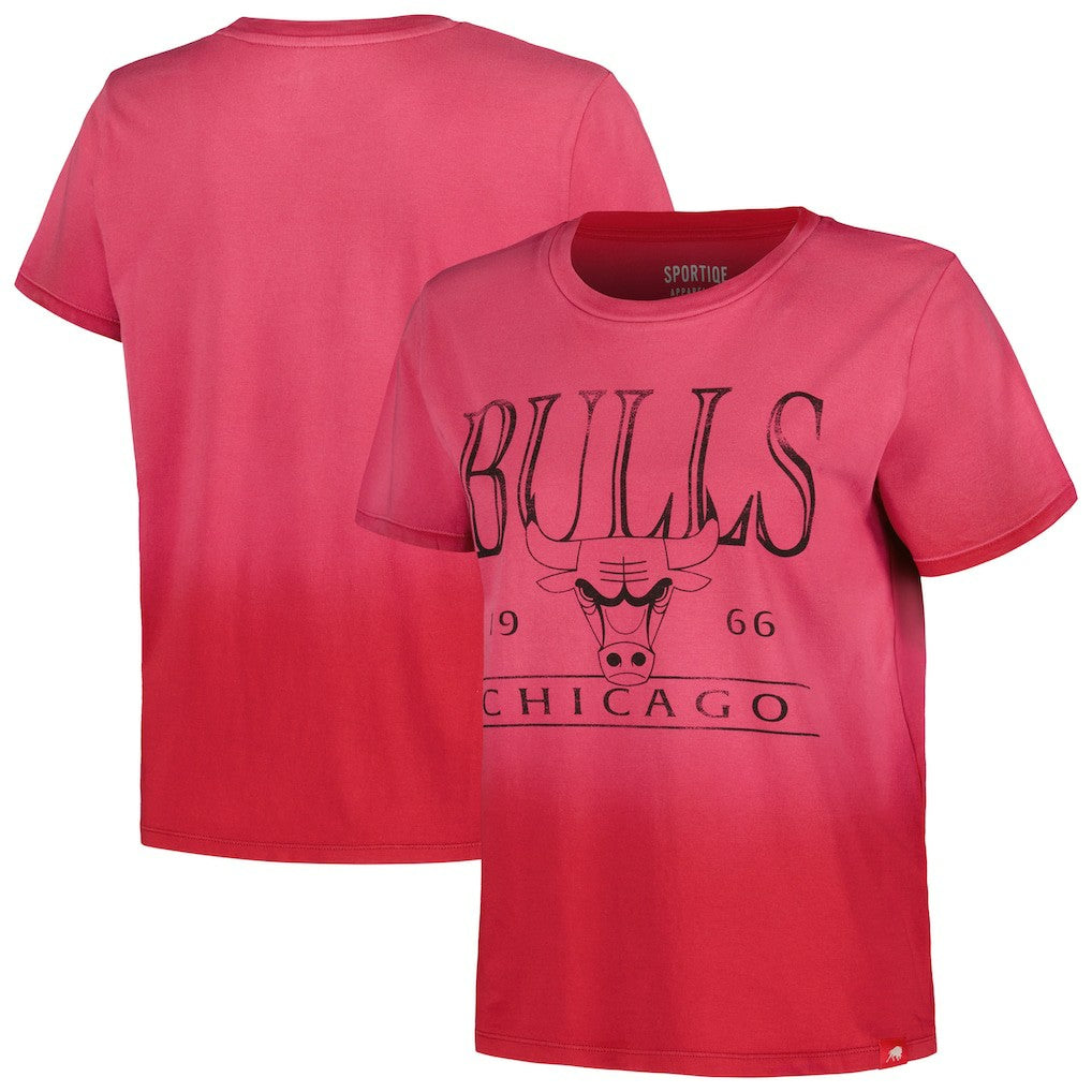 NBA Chicago Bulls Sportiqe Women's Arcadia Sun-Dipped T-Shirt sale