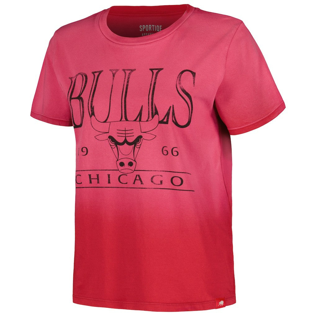 NBA Chicago Bulls Sportiqe Women's Arcadia Sun-Dipped T-Shirt sale