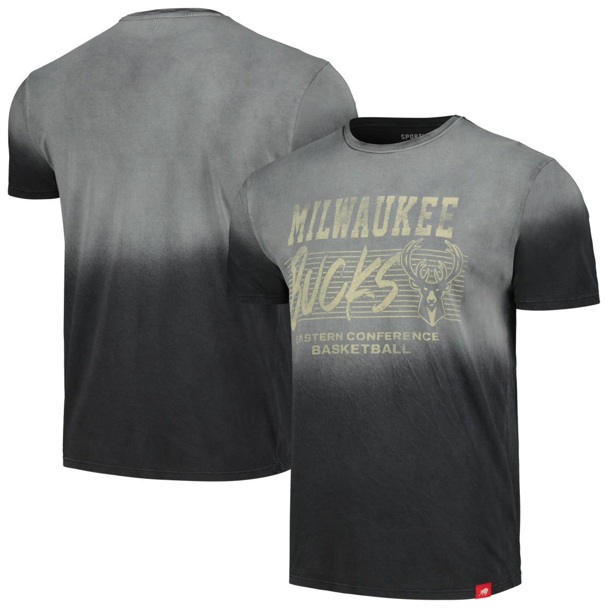 NBA Milwaukee Bucks Sportiqe Unisex Bingham Sun-Fade T-Shirt