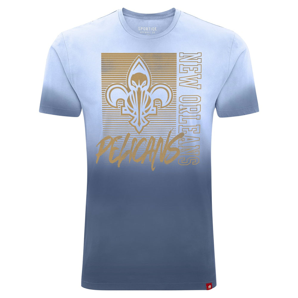 NBA New Orleans Pelicans Sportiqe Unisex Bingham Sun-Fade T-Shirt