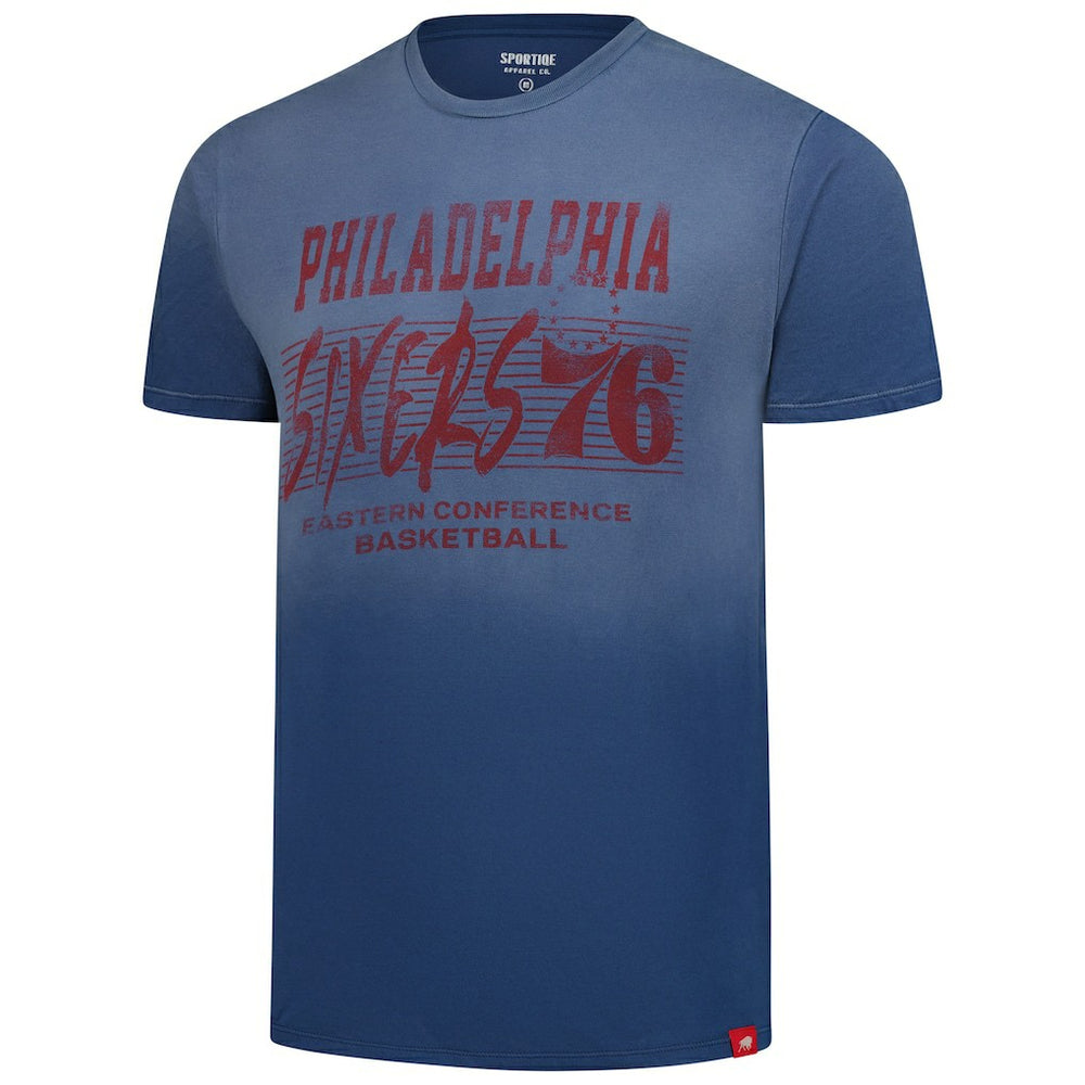 NBA Philadelphia 76ers Sportiqe Unisex Bingham Sun-Fade T-Shirt