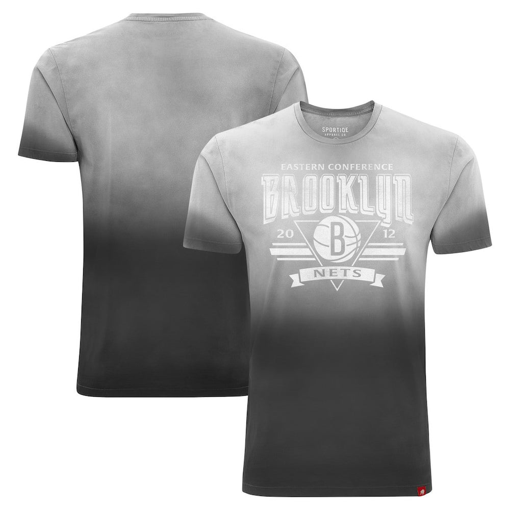 NBA Brooklyn Nets Sportiqe Unisex Bingham Sun-Fade T-Shirt