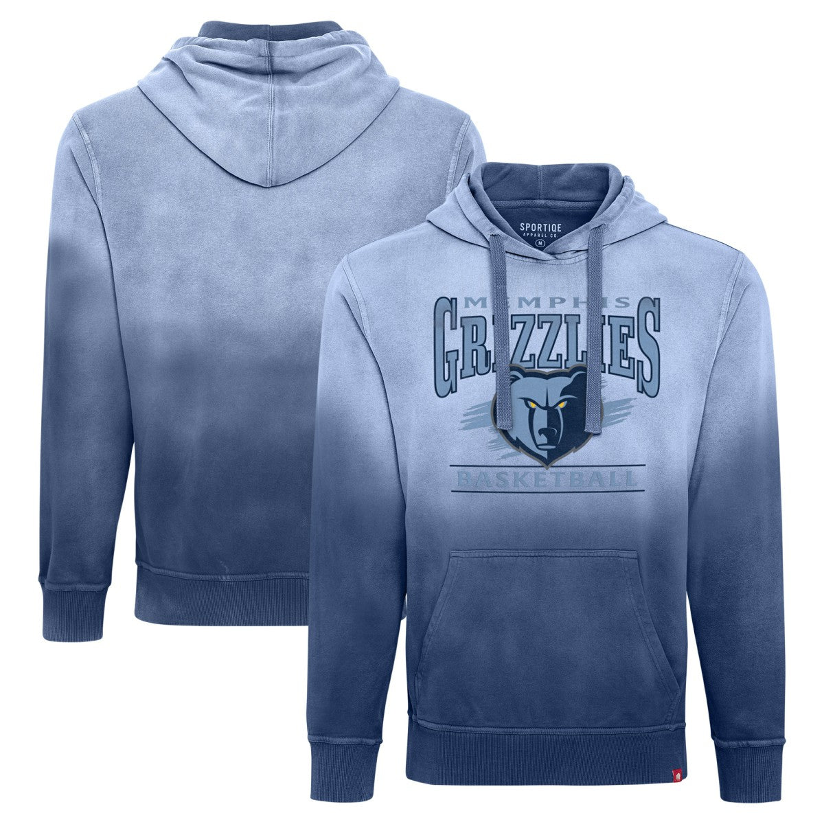 NBA Memphis Grizzlies Sportiqe Unisex Blake Sun-Fade Pullover Hoodie