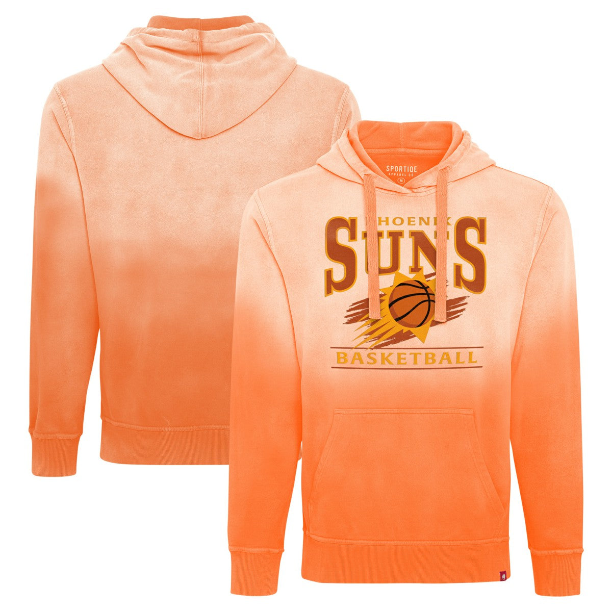 NBA Phoenix Suns Sportiqe Unisex Blake Sun-Fade Pullover Hoodie
