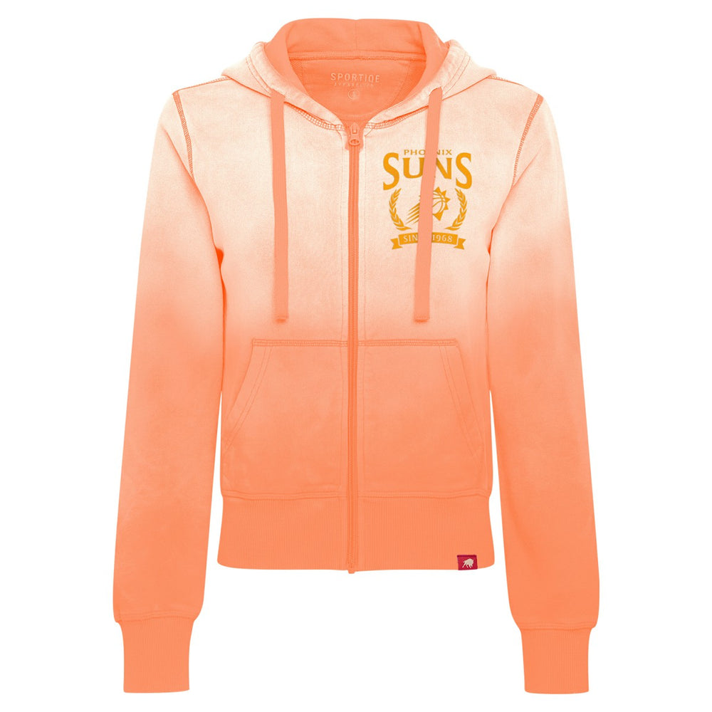 NBA Phoenix Suns Sportiqe Women's Carli Sun Fade Full-Zip Hoodie