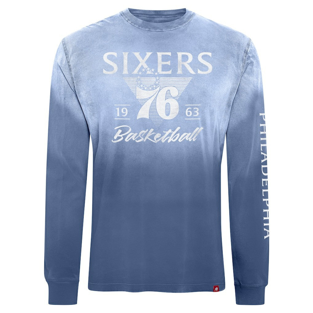 NBA Philadelphia 76ers Sportiqe Unisex Mohave Sun-Dipped Long Sleeve T-Shirt