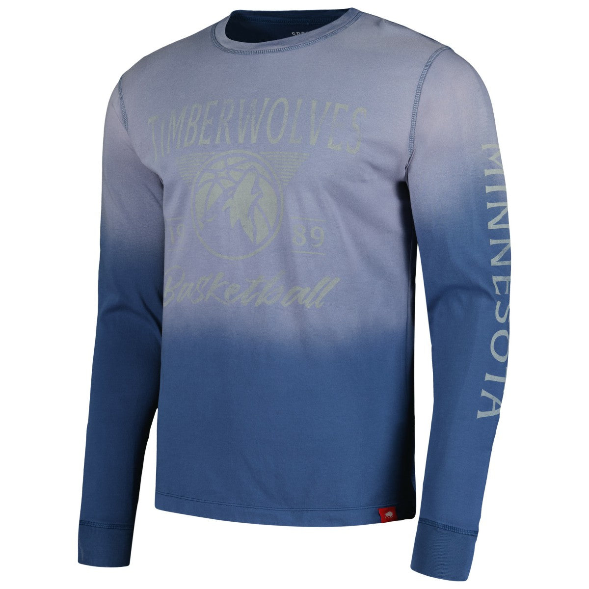 NBA Minnesota Timberwolves Sportiqe Unisex Mohave Sun-Dipped Long Sleeve T-Shirt