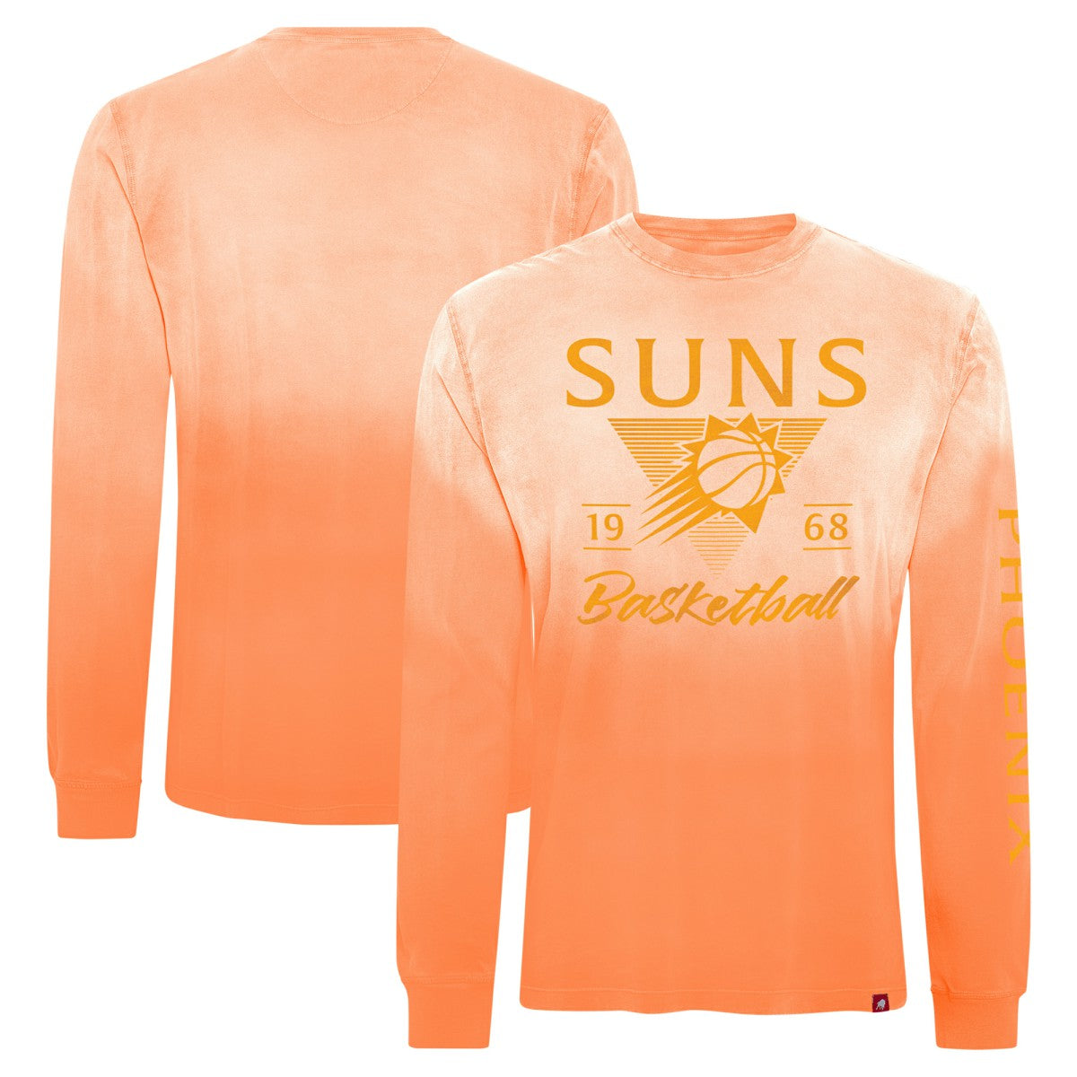 NBA Phoenix Suns Sportiqe Unisex Mohave Sun-Dipped Long Sleeve T-Shirt