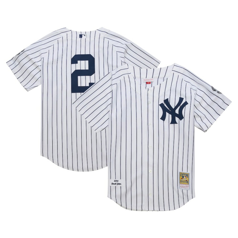 MLB Derek Jeter New York Yankees Mitchell & Ness 2014 Cooperstown Collection Authentic Throwback Jersey