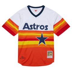 MLB Lance Berkman Houston Astros Mitchell & Ness 2004 Cooperstown Collection Authentic Throwback Jersey