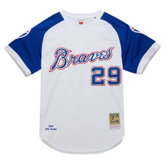MLB John Smoltz Atlanta Braves Mitchell & Ness 2004 Cooperstown Collection Authentic Throwback Jersey