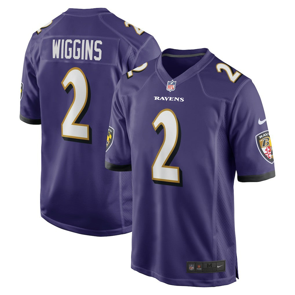 Nate Wiggins  Player Game Jersey - Baltimore Ravens