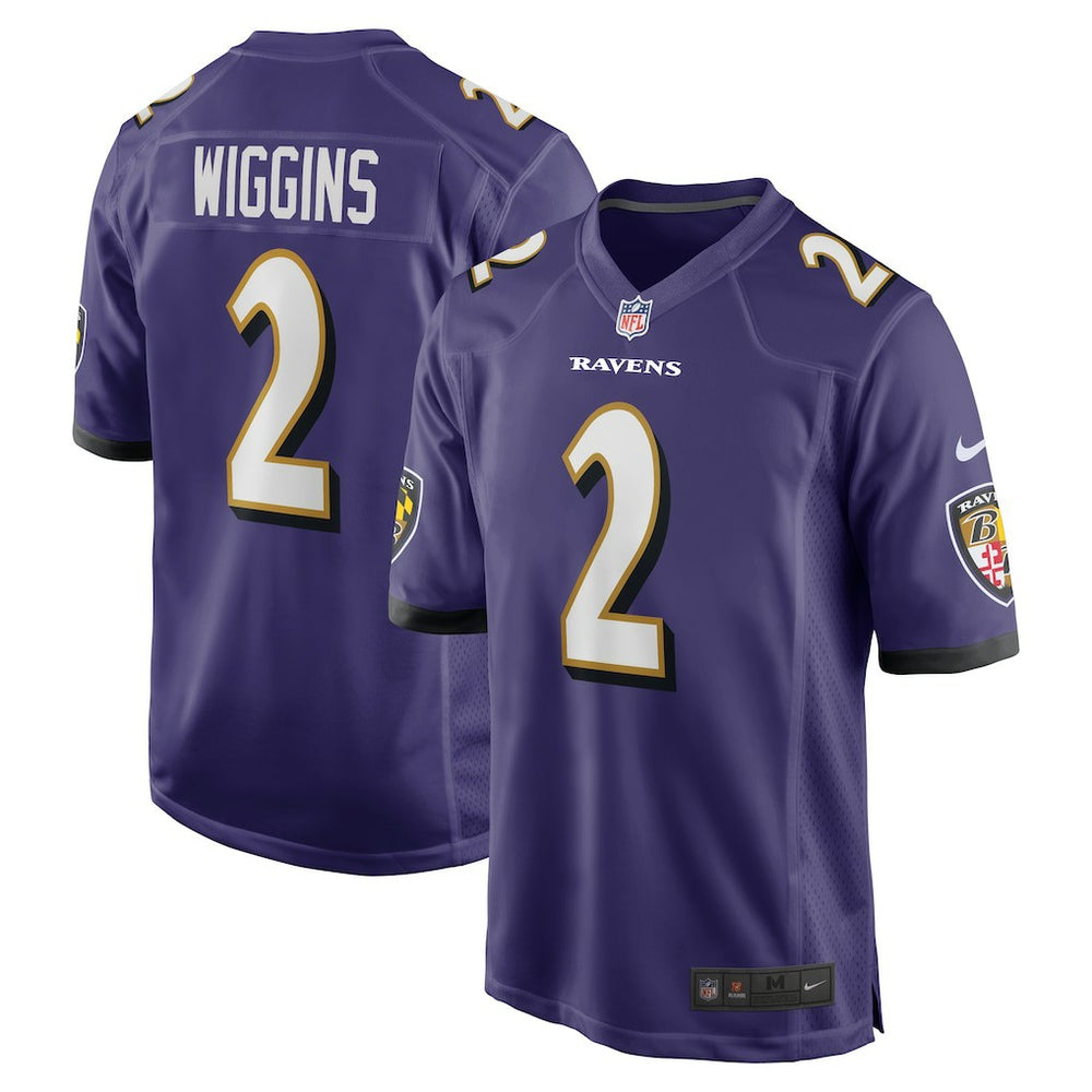 Nate Wiggins  Player Game Jersey - Baltimore Ravens