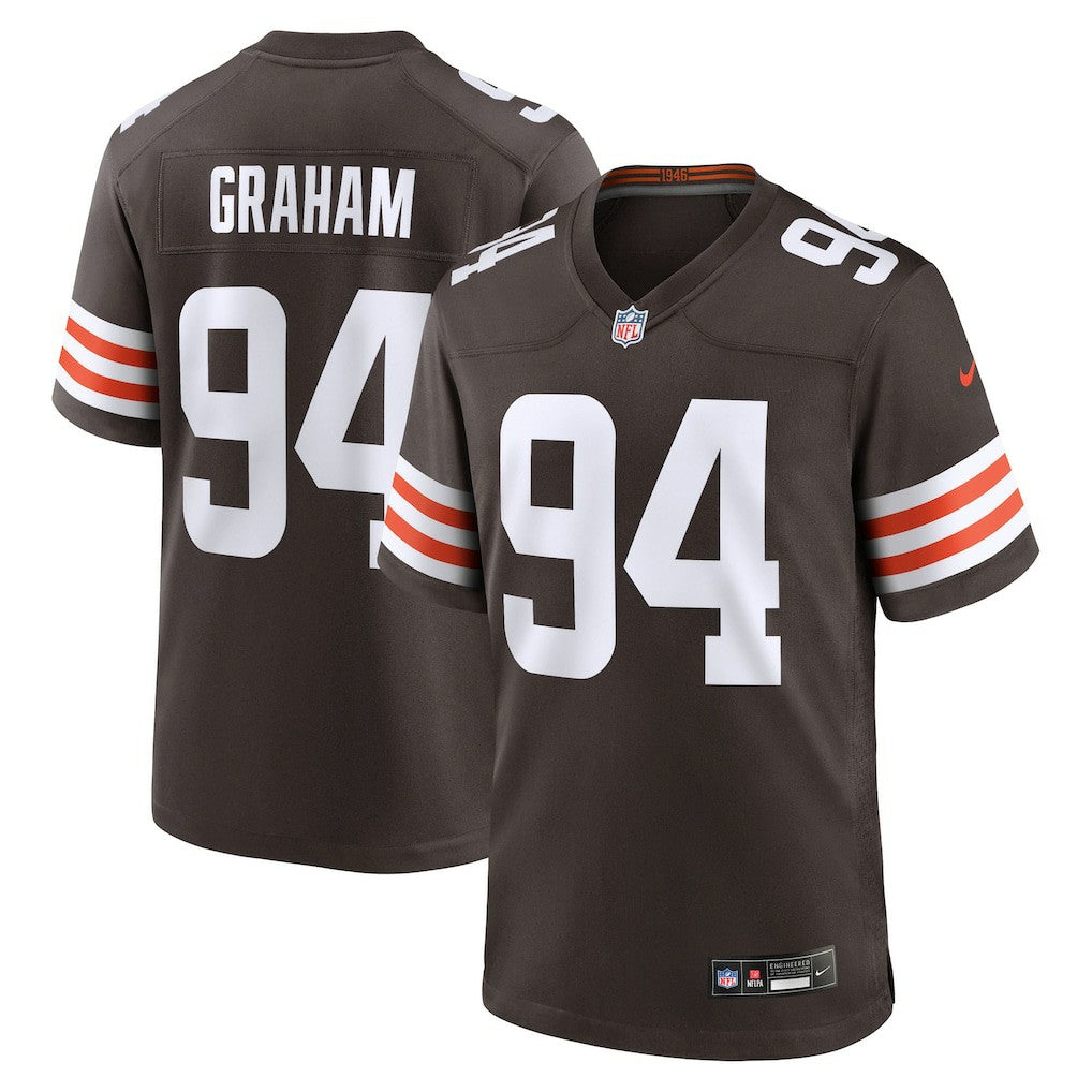 Mason Graham  2025 NFL Draft First Round Pick Game Jersey - Cleveland Browns