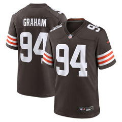 Mason Graham  2025 NFL Draft First Round Pick Game Jersey - Cleveland Browns