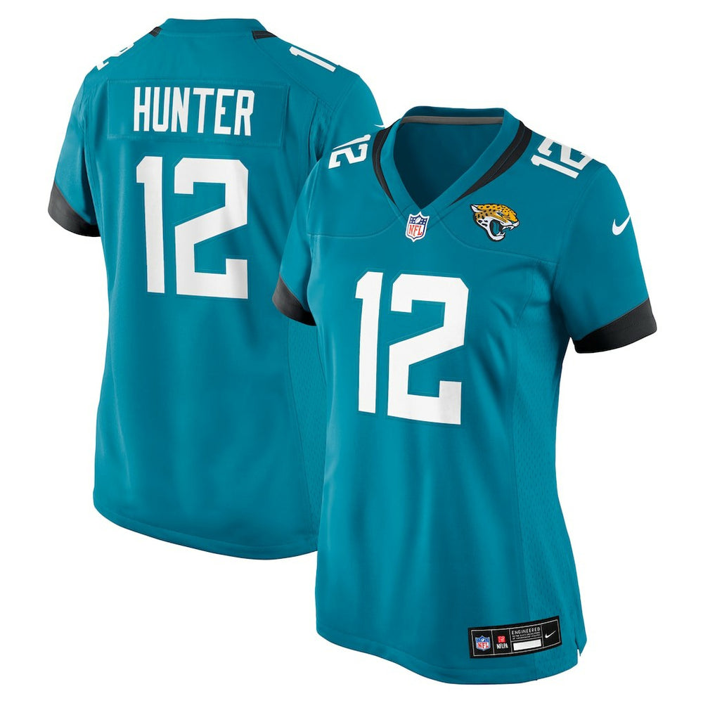 Travis Hunter  Women's 2025 NFL Draft First Round Pick Team Game Player Jersey - Jacksonville Jaguars