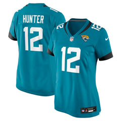 Travis Hunter  Women's 2025 NFL Draft First Round Pick Team Game Player Jersey - Jacksonville Jaguars
