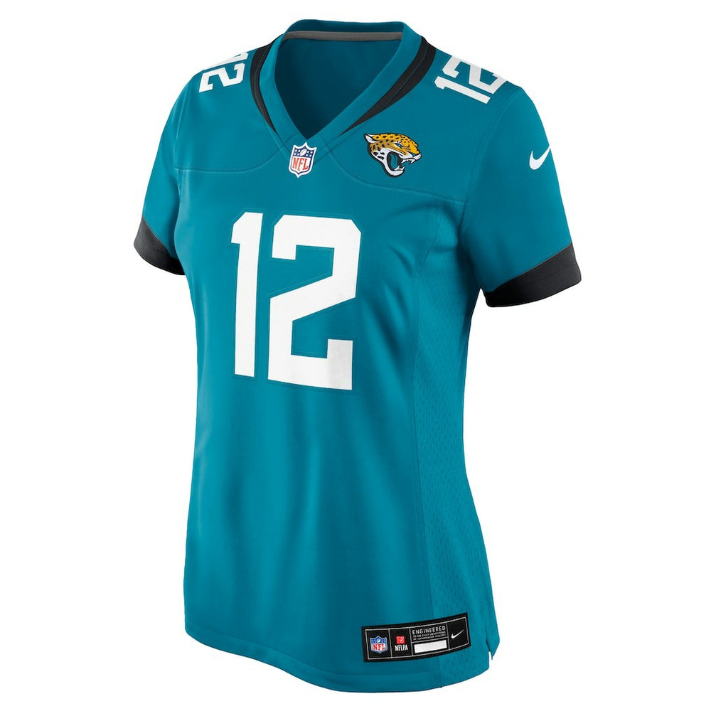 Travis Hunter  Women's 2025 NFL Draft First Round Pick Team Game Player Jersey - Jacksonville Jaguars