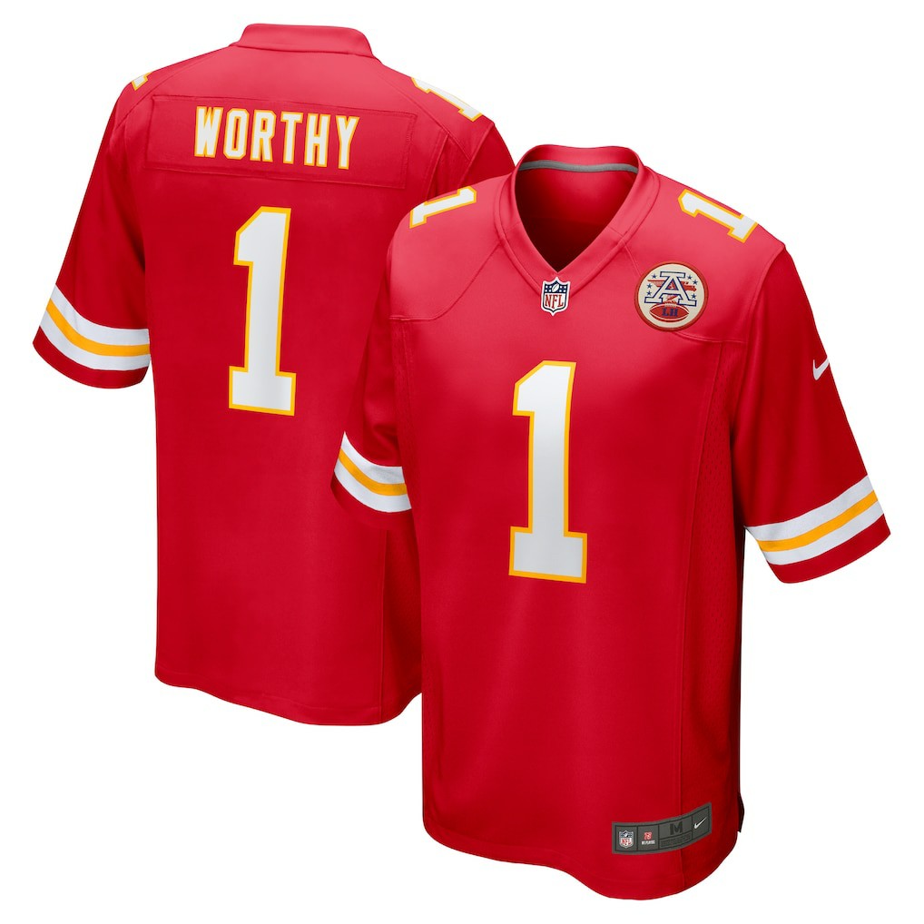 Xavier Worthy  Player Game Jersey - Kansas City Chiefs