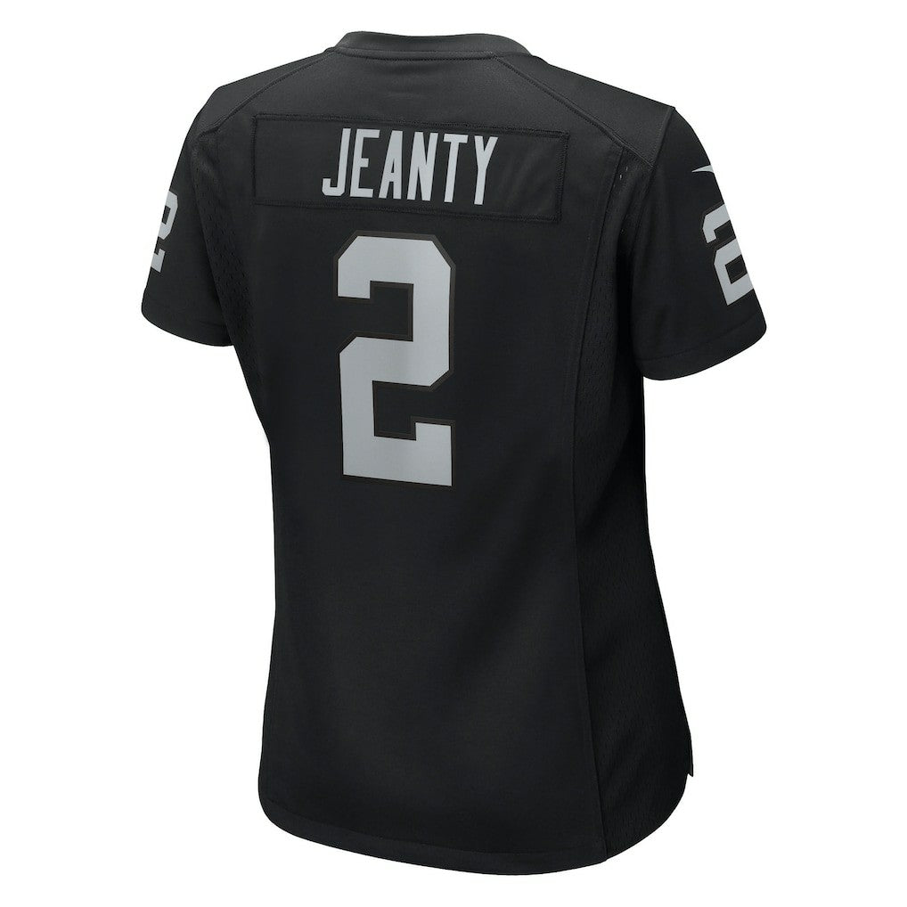 Ashton Jeanty  Women's 2025 NFL Draft First Round Pick Team Game Jersey - Las Vegas Raiders