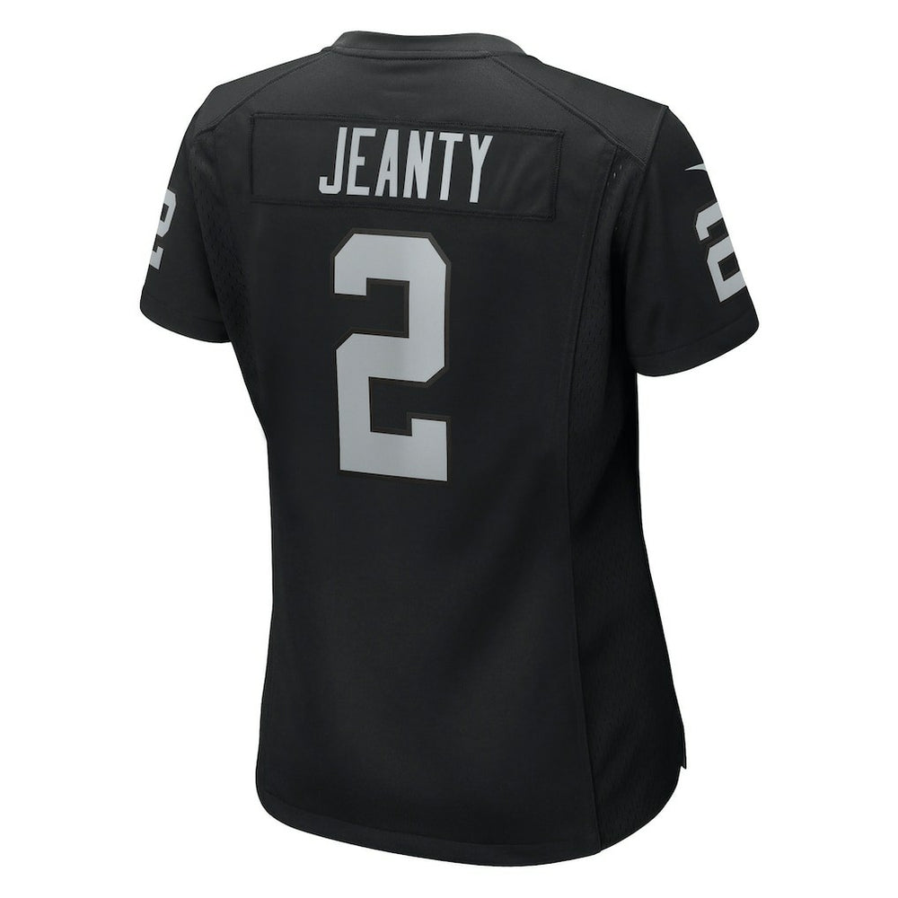 Ashton Jeanty  Women's 2025 NFL Draft First Round Pick Team Game Jersey - Las Vegas Raiders