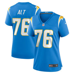 Joe Alt  Women's 2024 NFL Draft First Round Pick Player Game Jersey - Los Angeles Chargers