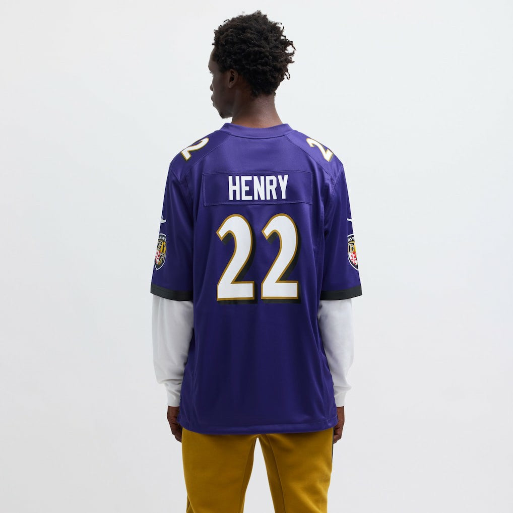 Derrick Henry  Game Player Jersey - Baltimore Ravens