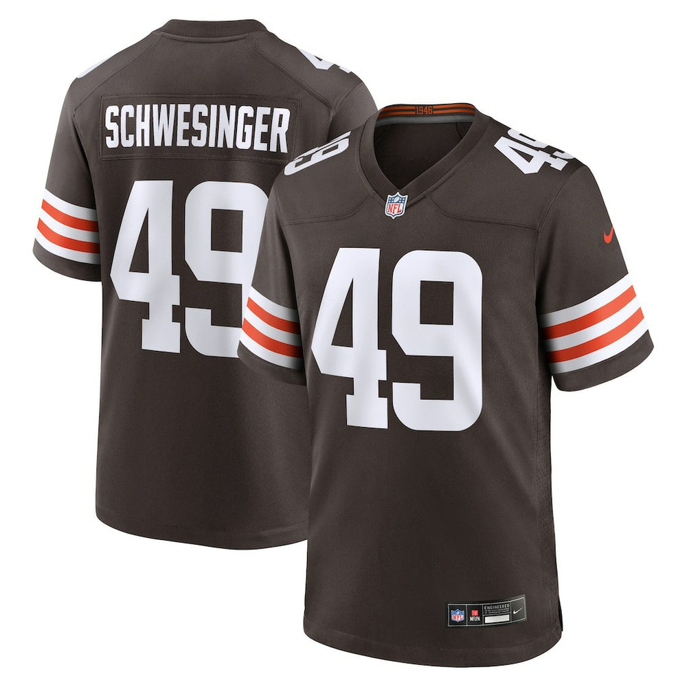 Carson Schwesinger  2025 NFL Draft Game Jersey - Cleveland Browns
