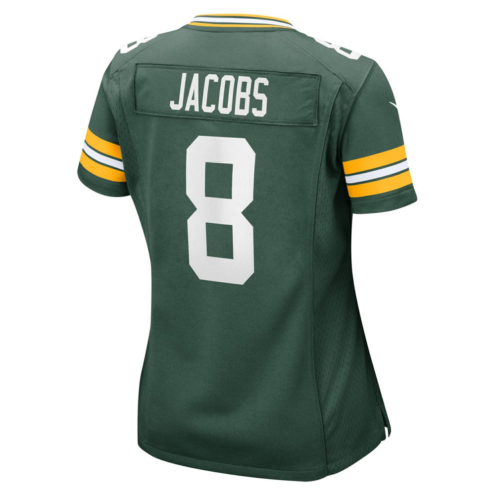 Josh Jacobs  Women's Team Game Jersey - Green Bay Packers