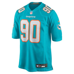 Kenneth Grant  2025 NFL Draft First Round Pick Game Jersey - Miami Dolphins