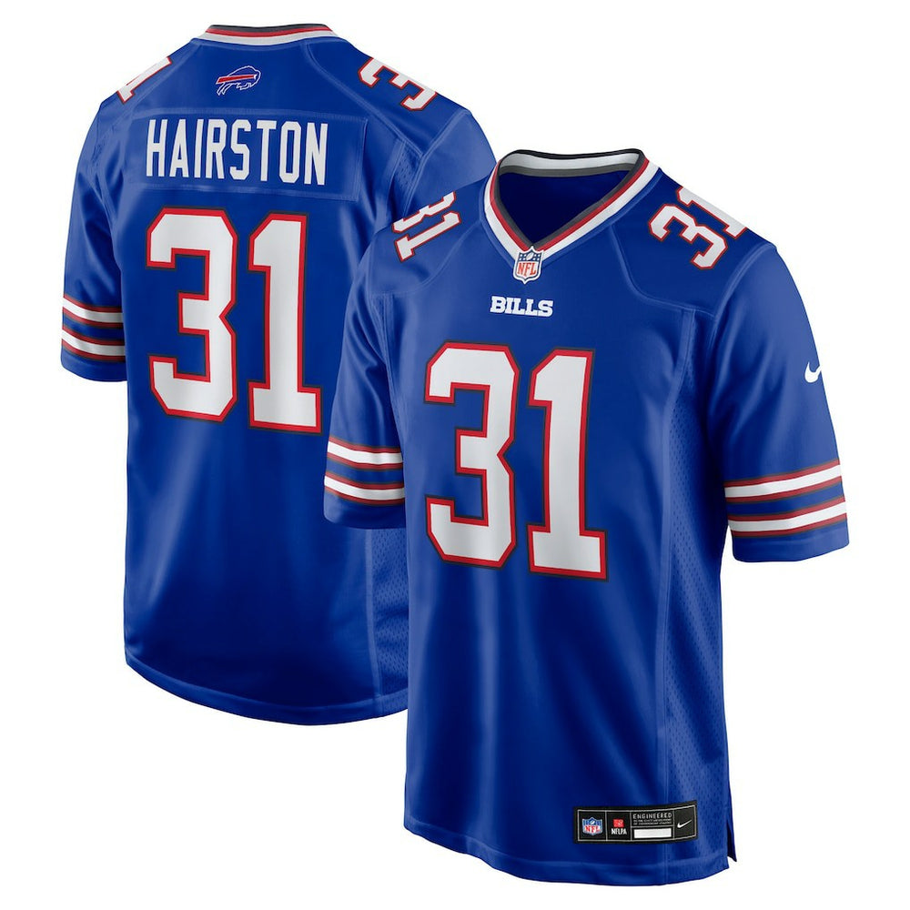 Maxwell Hairston  2025 NFL Draft First Round Pick Game Jersey - Buffalo Bills