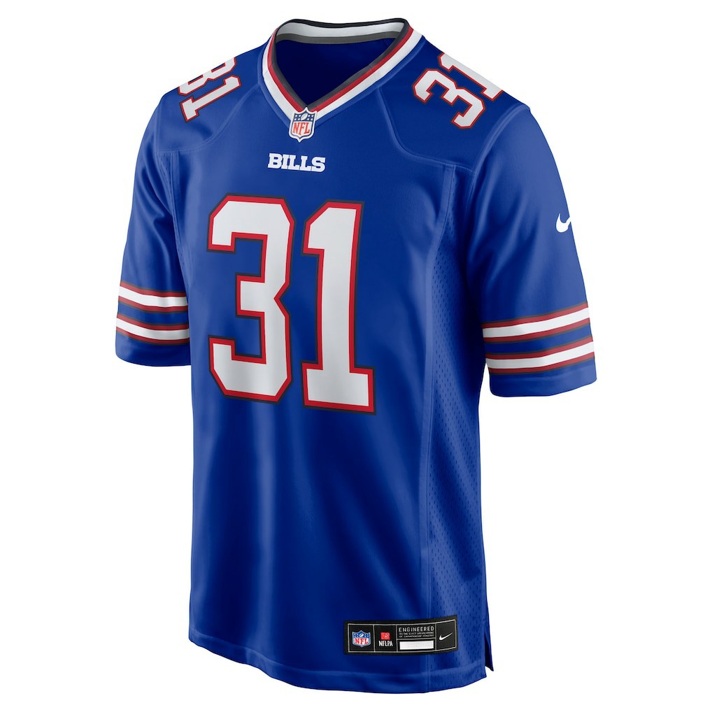 Maxwell Hairston  2025 NFL Draft First Round Pick Game Jersey - Buffalo Bills