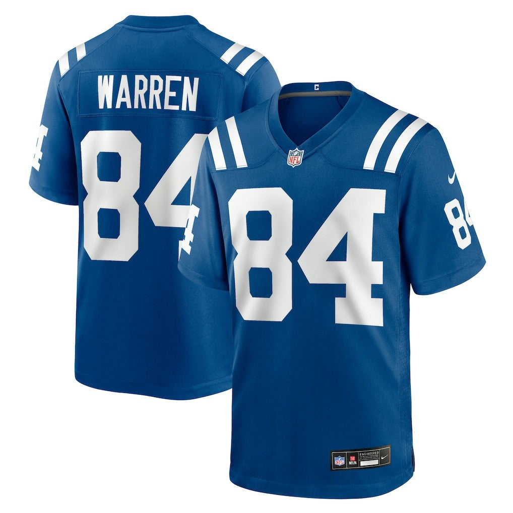 Tyler Warren  2025 NFL Draft First Round Pick Game Jersey - Indianapolis Colts