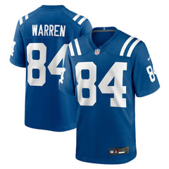 Tyler Warren  2025 NFL Draft First Round Pick Game Jersey - Indianapolis Colts