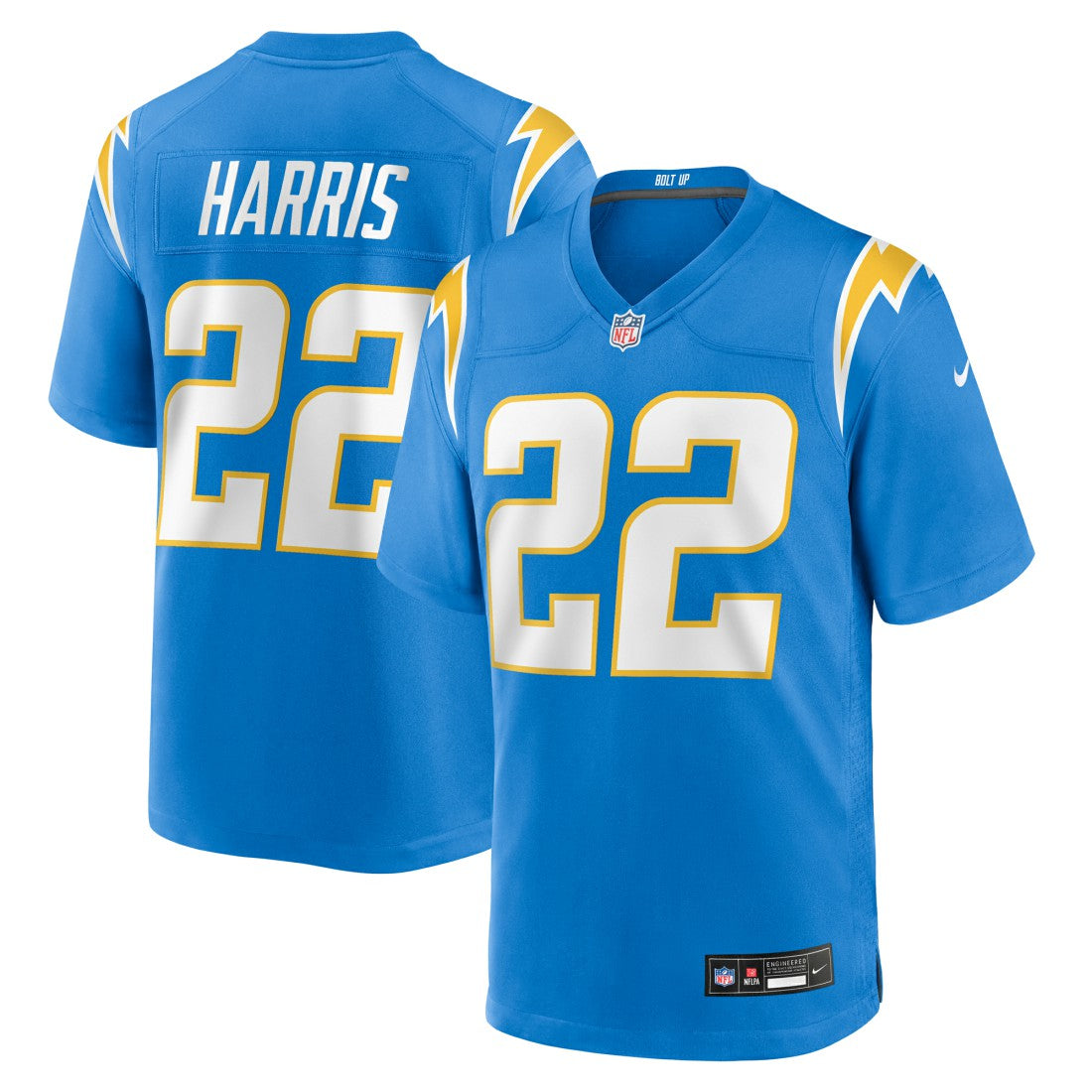 Najee Harris  Game Player Jersey - Los Angeles Chargers