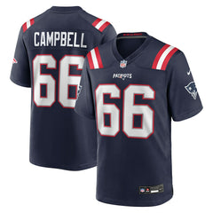 Will Campbell  2025 NFL Draft First Round Pick Game Jersey - New England Patriots