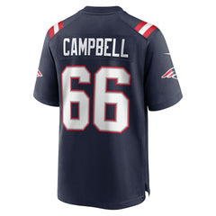 Will Campbell  2025 NFL Draft First Round Pick Game Jersey - New England Patriots