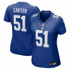 Abdul Carter  Women's First Round Pick Game Jersey - New York Giants