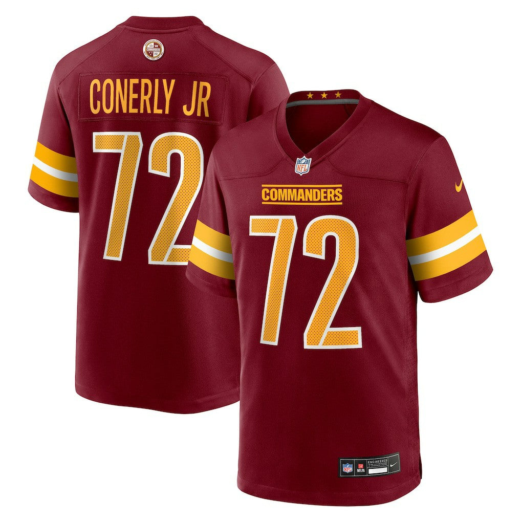 Josh Conerly Jr.  2025 NFL Draft First Round Pick Game Jersey - Washington Commanders