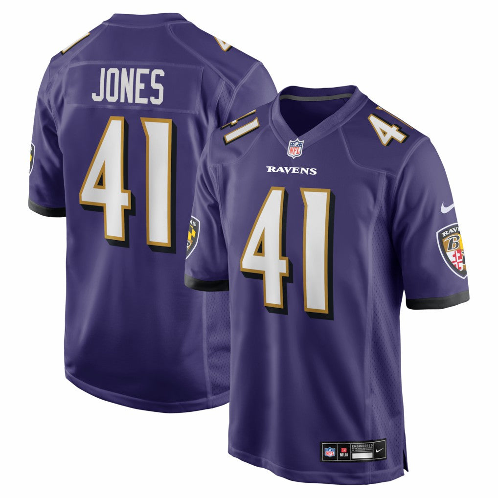 Dre'Mont Jones  Team Game Jersey - Baltimore Ravens