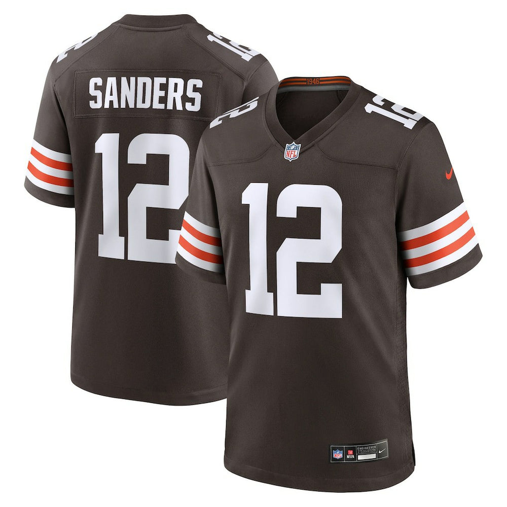 Shedeur Sanders  2025 NFL Draft Game Jersey - Cleveland Browns