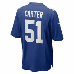 Abdul Carter  2025 NFL Draft First Round Pick Game Jersey - New York Giants