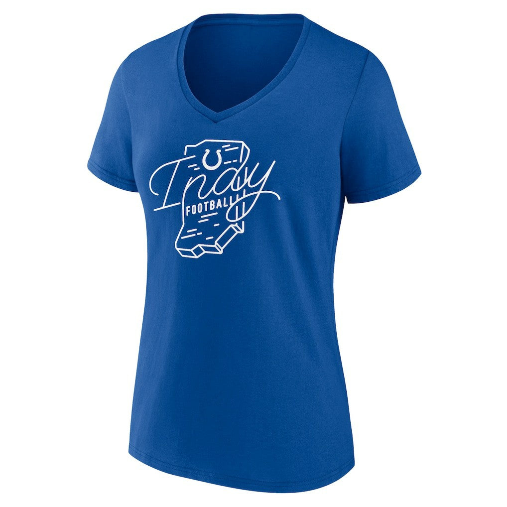 Women's Defensive Stand V-Neck T-Shirt - Indianapolis Colts