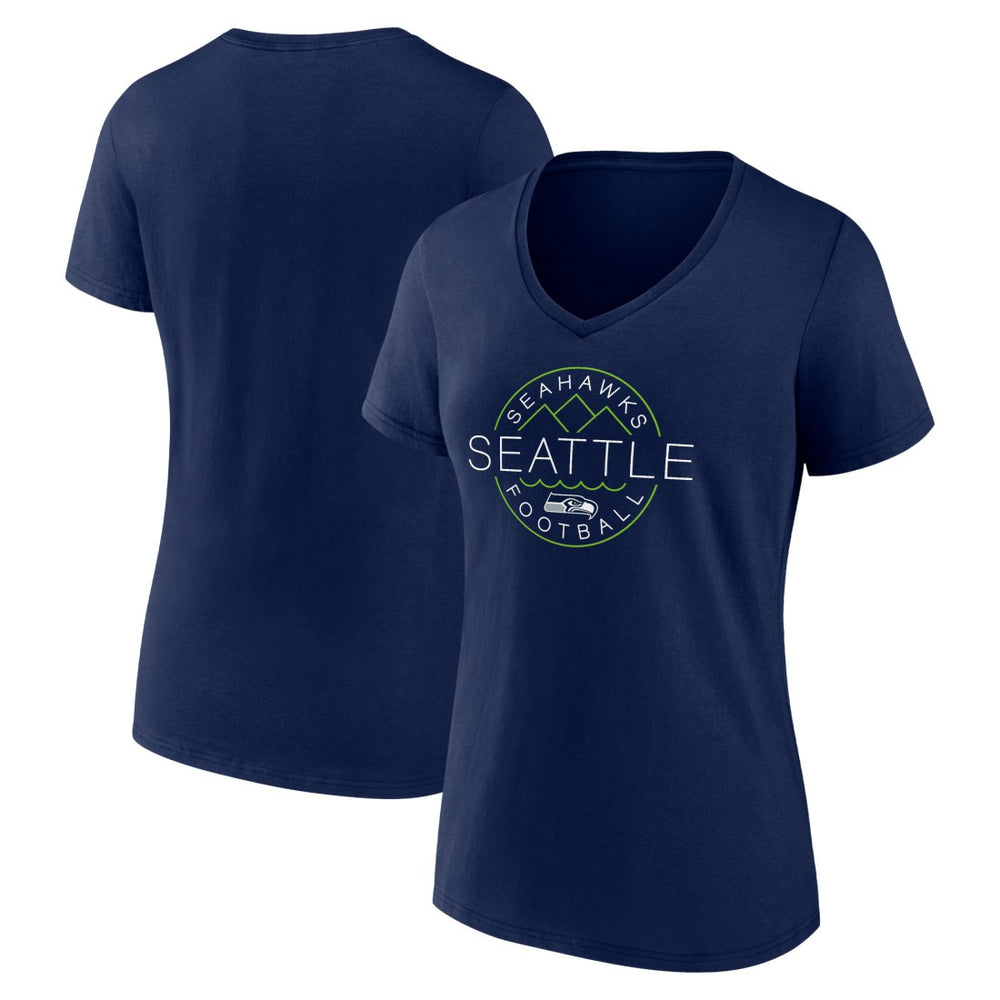 Women's Defensive Stand V-Neck T-Shirt - Seattle Seahawks