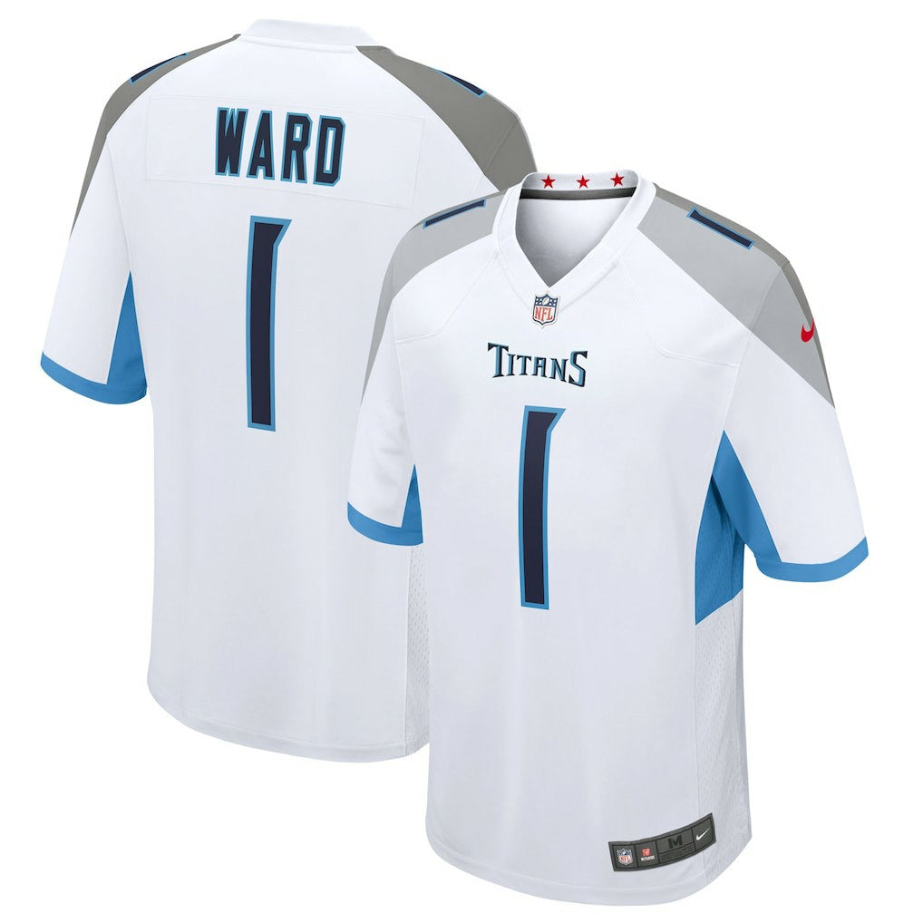 Cameron Ward  2025 NFL Draft First Round Pick Game Jersey - Tennessee Titans