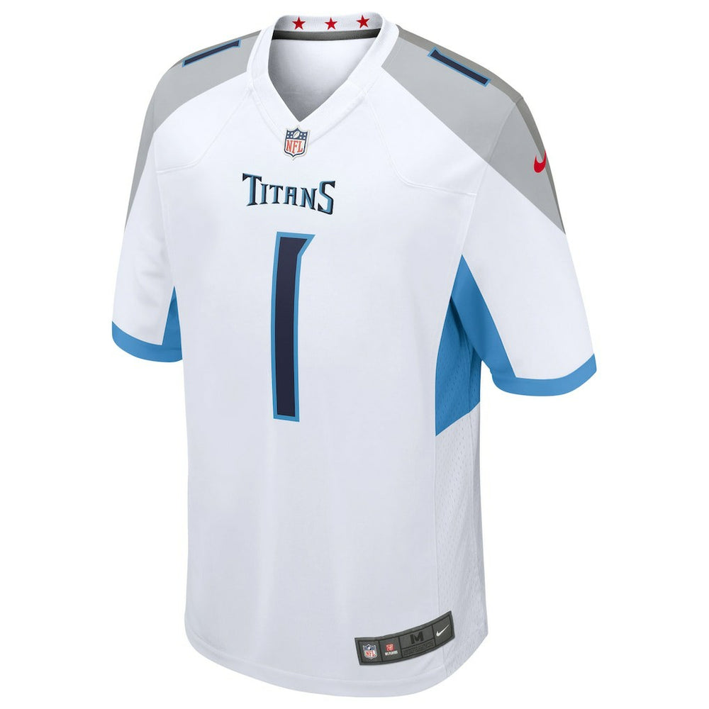 Cameron Ward  2025 NFL Draft First Round Pick Game Jersey - Tennessee Titans