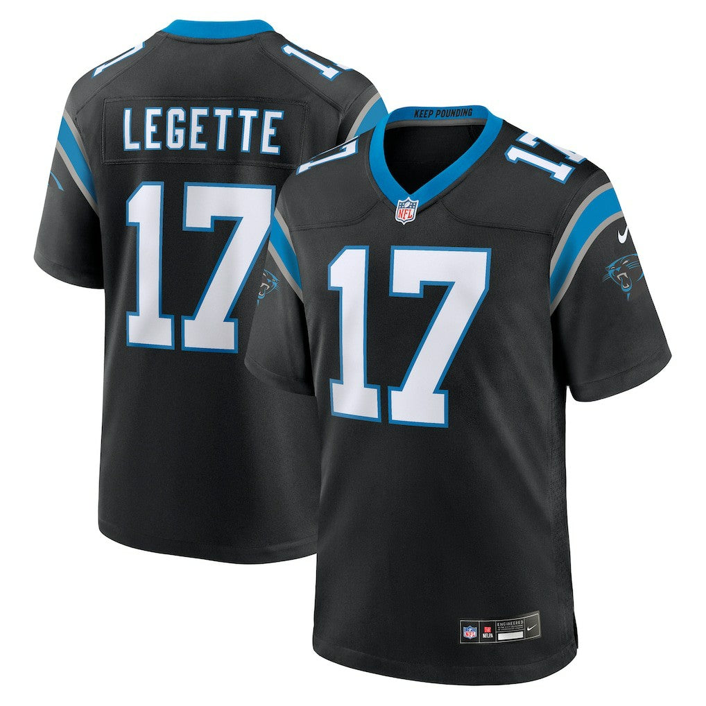 Xavier Legette  2024 NFL First Round Pick Game Player Jersey - Carolina Panthers