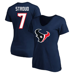 C.J. Stroud  Women's Plus Size Fair Catch Name & Number Scoop Neck T-Shirt - Houston Texans