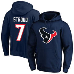 C.J. Stroud  Big & Tall Name & Number Fleece Pullover Hoodie - Houston Texans