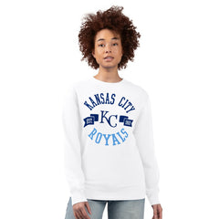 MLB Kansas City Royals G-III 4Her by Carl Banks Women's Team Logo Fleece Pullover Sweatshirt